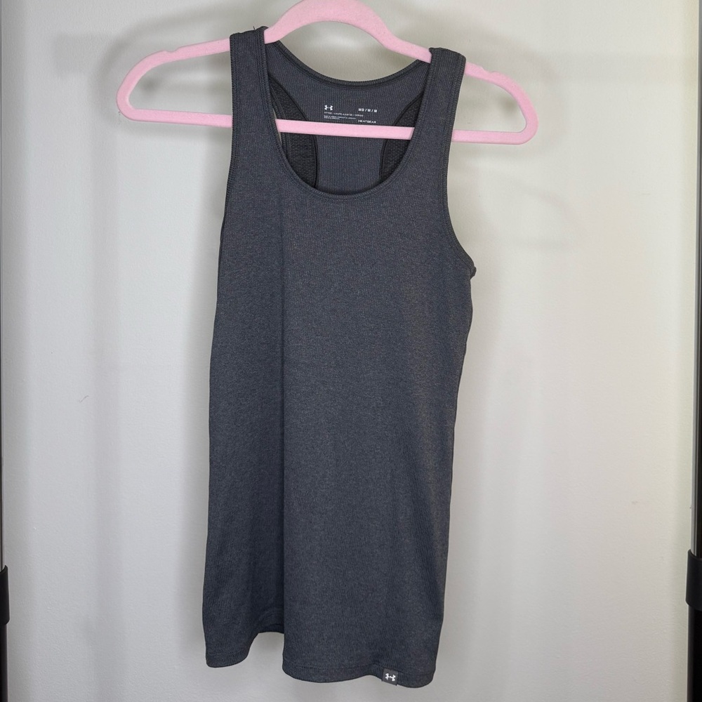 Under Armour Heat Gear Gray Workout Tank Top